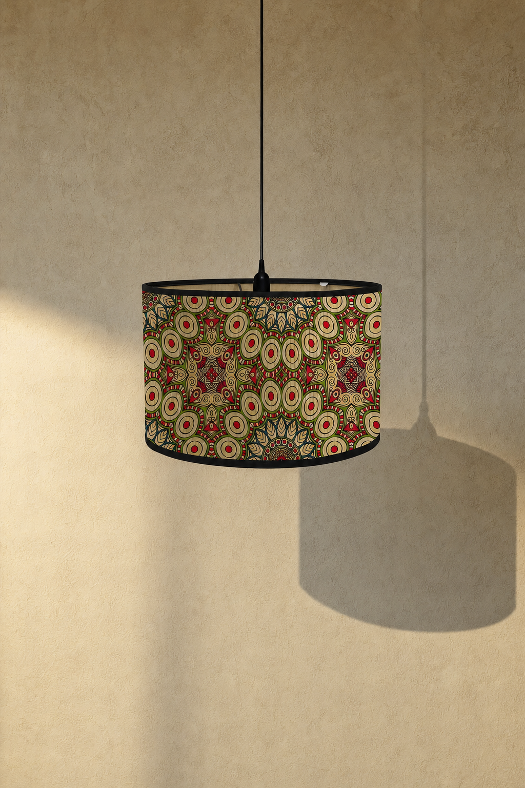Abat-Jour Tambour en Bambou – Alba Rosa