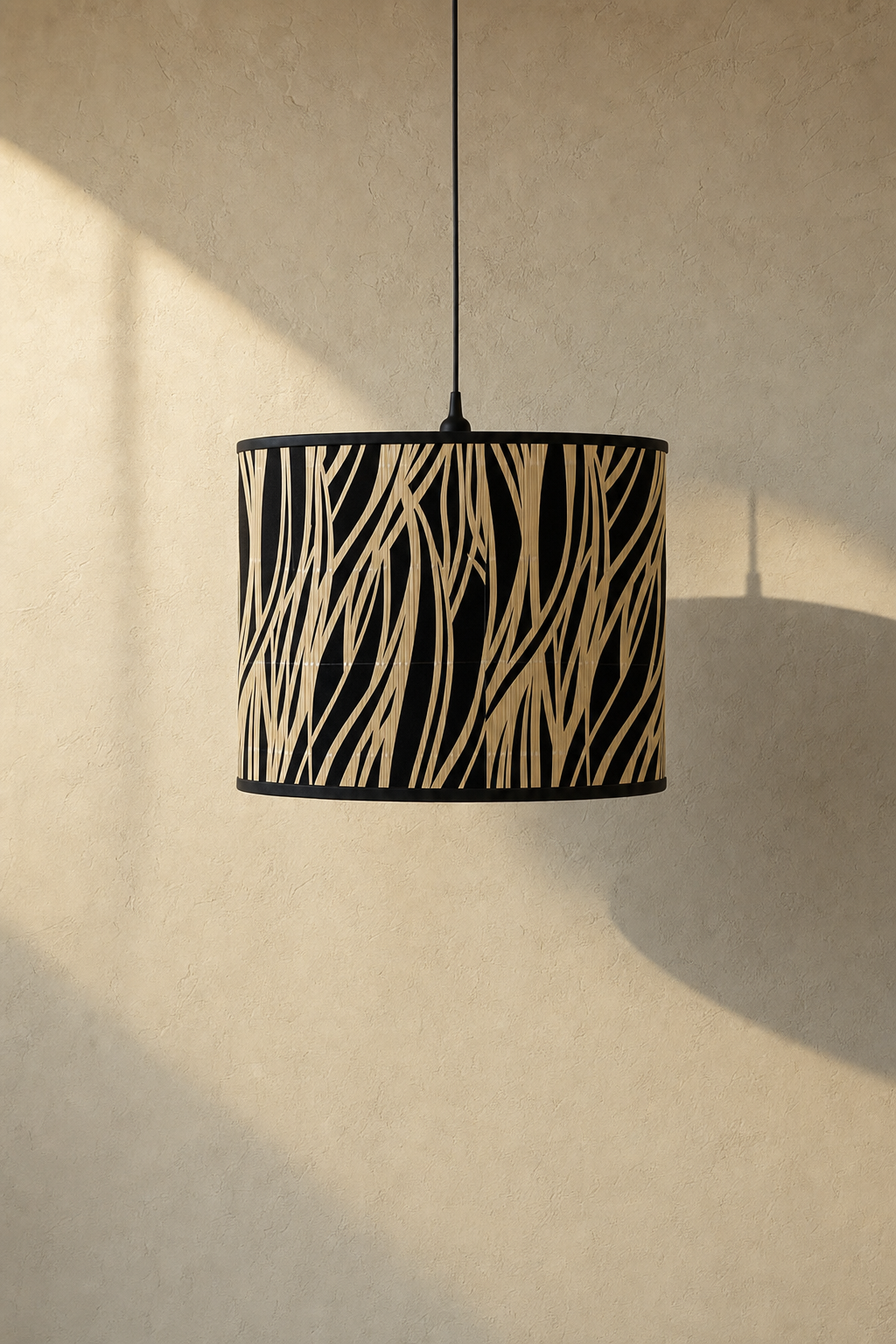 Abat-jour Tambour en Bambou - Nara Nacre