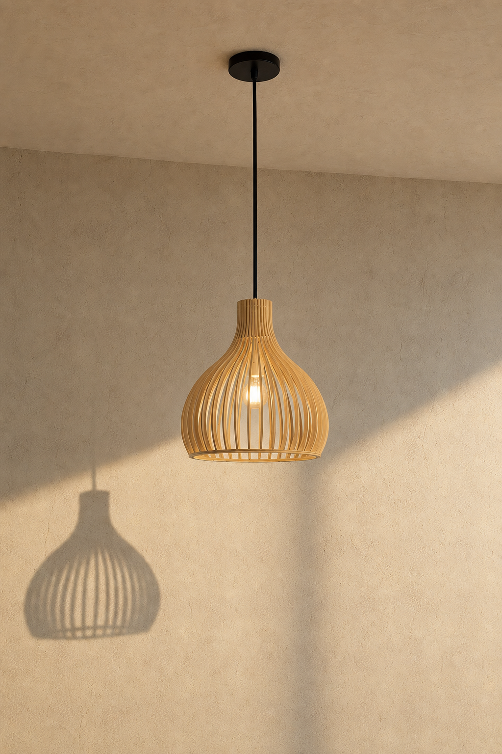 Abat-Jour Suspension en Rotin Design – Neria Rive