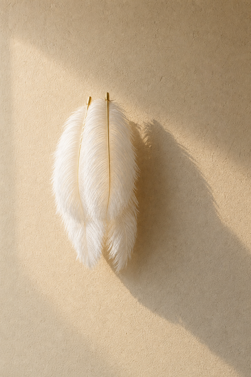 Abat-Jour Applique Murale en Plumes Original – Vela Lune