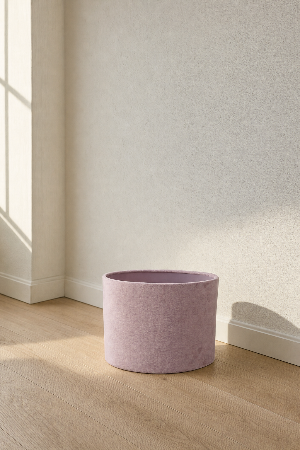 Abat-Jour Lampe de Chevet en Tissu Design Rose Ovale – Zena Nacre