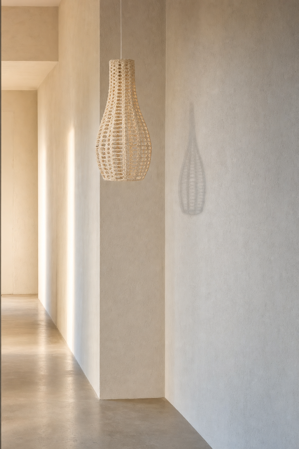 Abat-Jour Macramé Suspension Design – Noma Aube