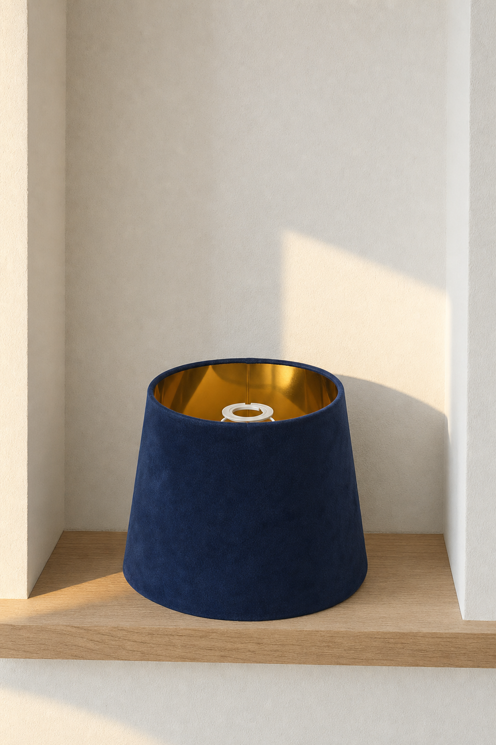 Abat-Jour Lampe de Chevet en Tissu Design Conique – Lena Sable
