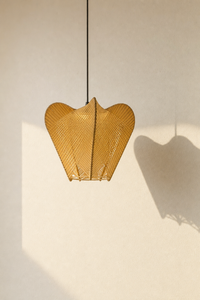Abat-Jour Suspension en Bois Vintage – Kaia Lune