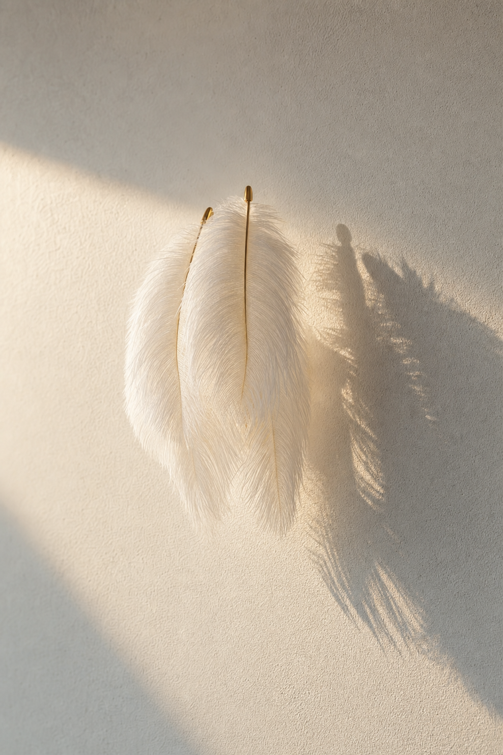 Abat-Jour Applique Murale en Plumes Original – Vela Lune