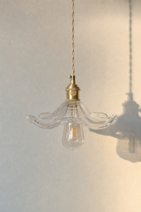 Abat-Jour Suspension en Verre Design Nordique Blanc – Milo Rive