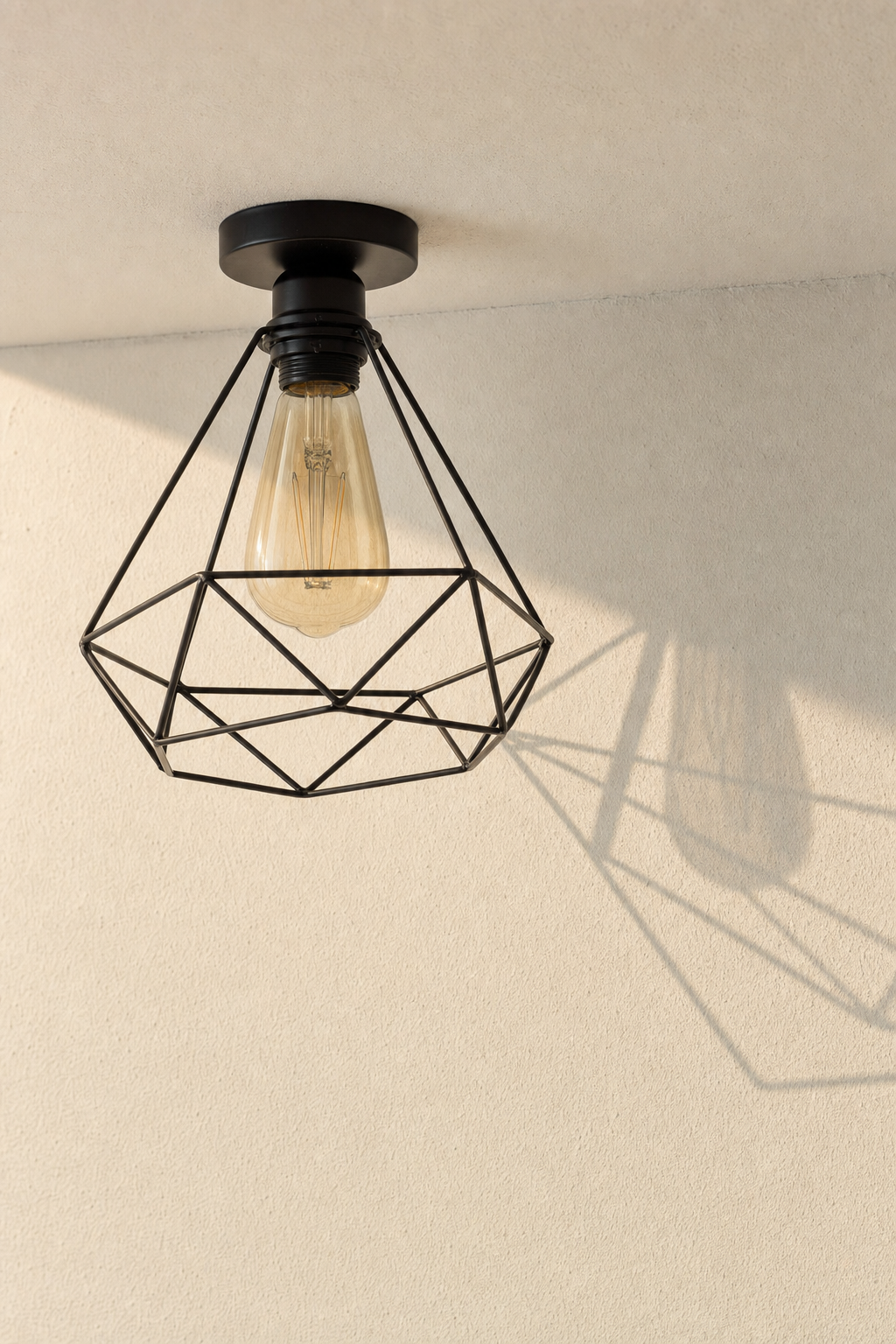 Abat-Jour Suspension en Métal Vintage – Luma Lune