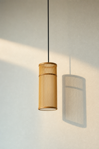 Abat-Jour Suspension en Rotin Design – Alba Lune