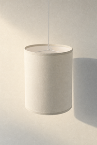 Abat-Jour en Lin Design Cylindrique – Celia Roma