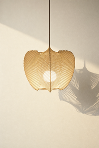 Abat-Jour Suspension en Bois Vintage – Alba Éclat