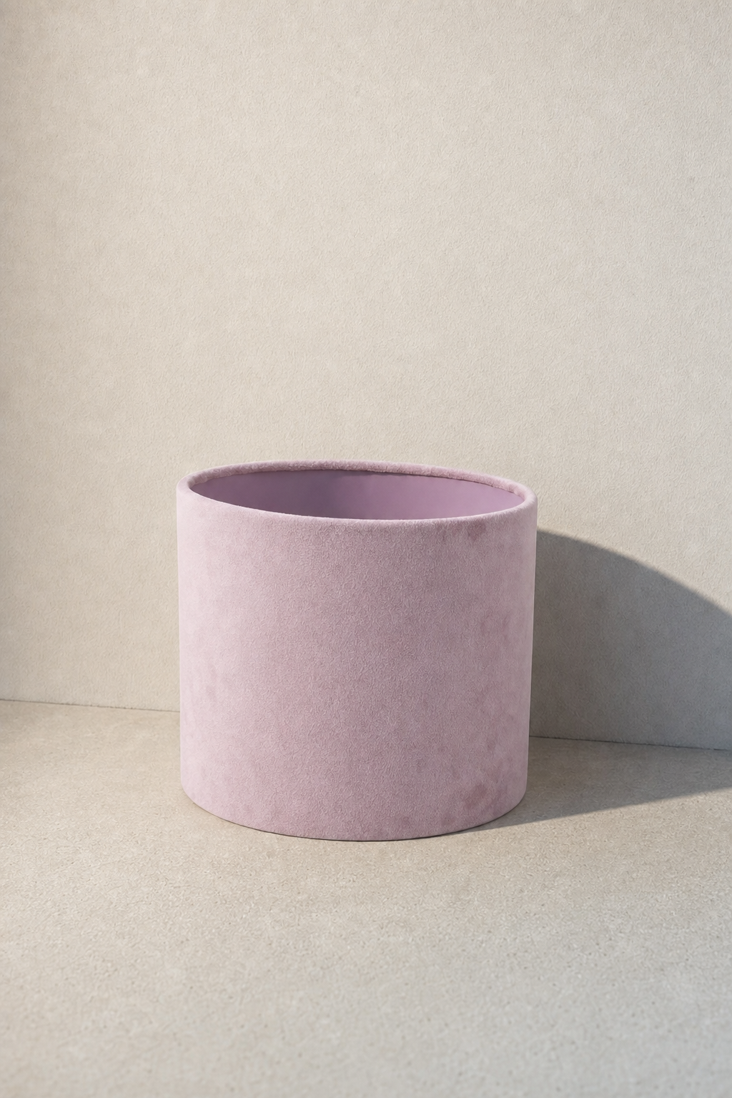 Abat-Jour Lampe de Chevet en Tissu Design Rose Ovale – Zena Nacre
