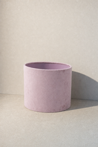 Abat-Jour Lampe de Chevet en Tissu Design Rose Ovale – Zena Nacre