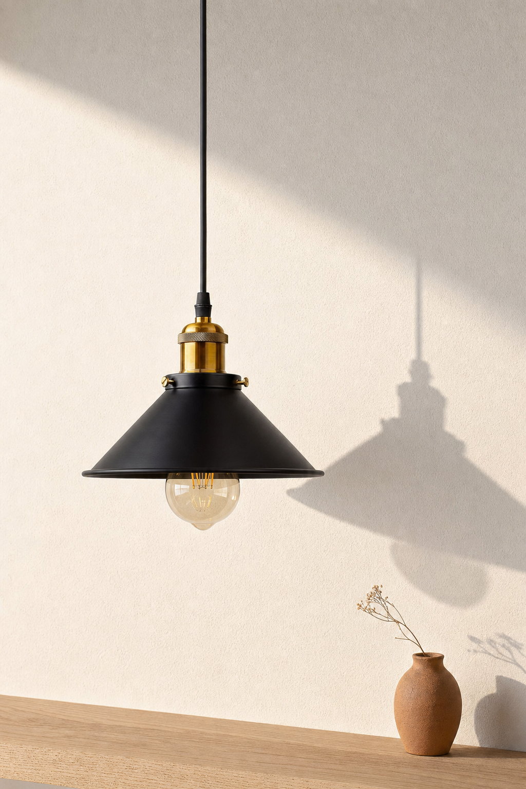 Abat-Jour Suspension Industriel – Alya Muse