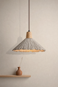 Abat-Jour Suspension en Ciment Design Beige – Siena Aube
