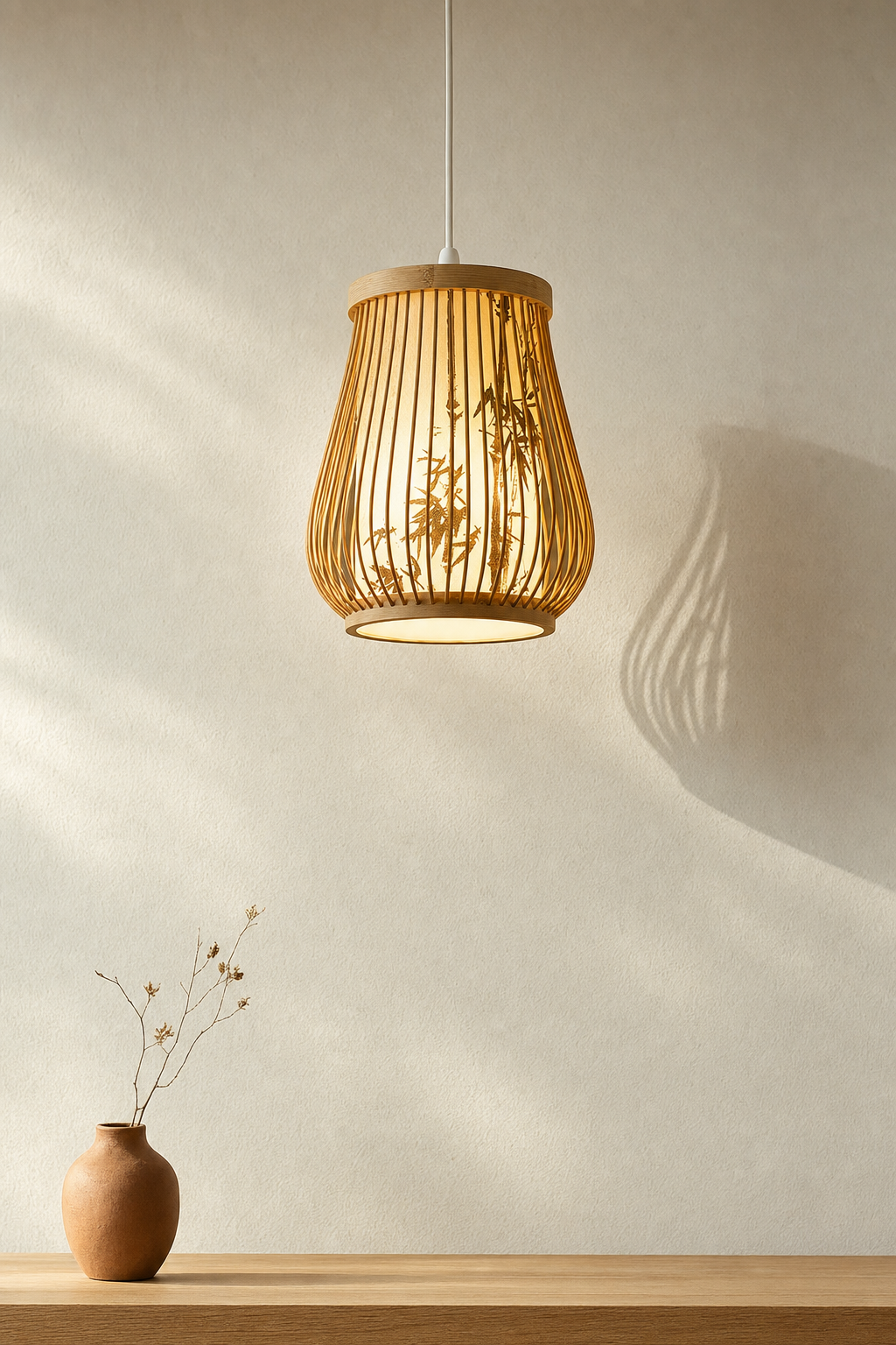 Abat-Jour Suspension en Bambou Japonais – Siena Muse
