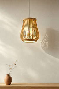 Abat-Jour Suspension en Bambou Japonais – Siena Muse