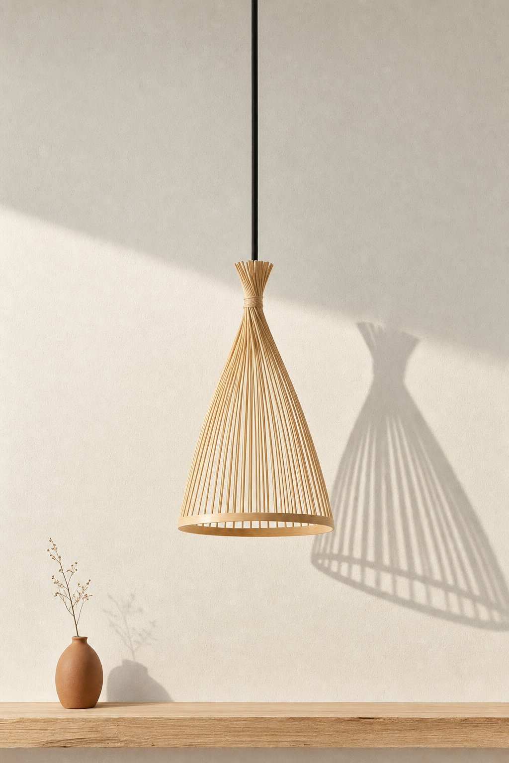 Abat-Jour Suspension en Rotin Design – Neria Muse