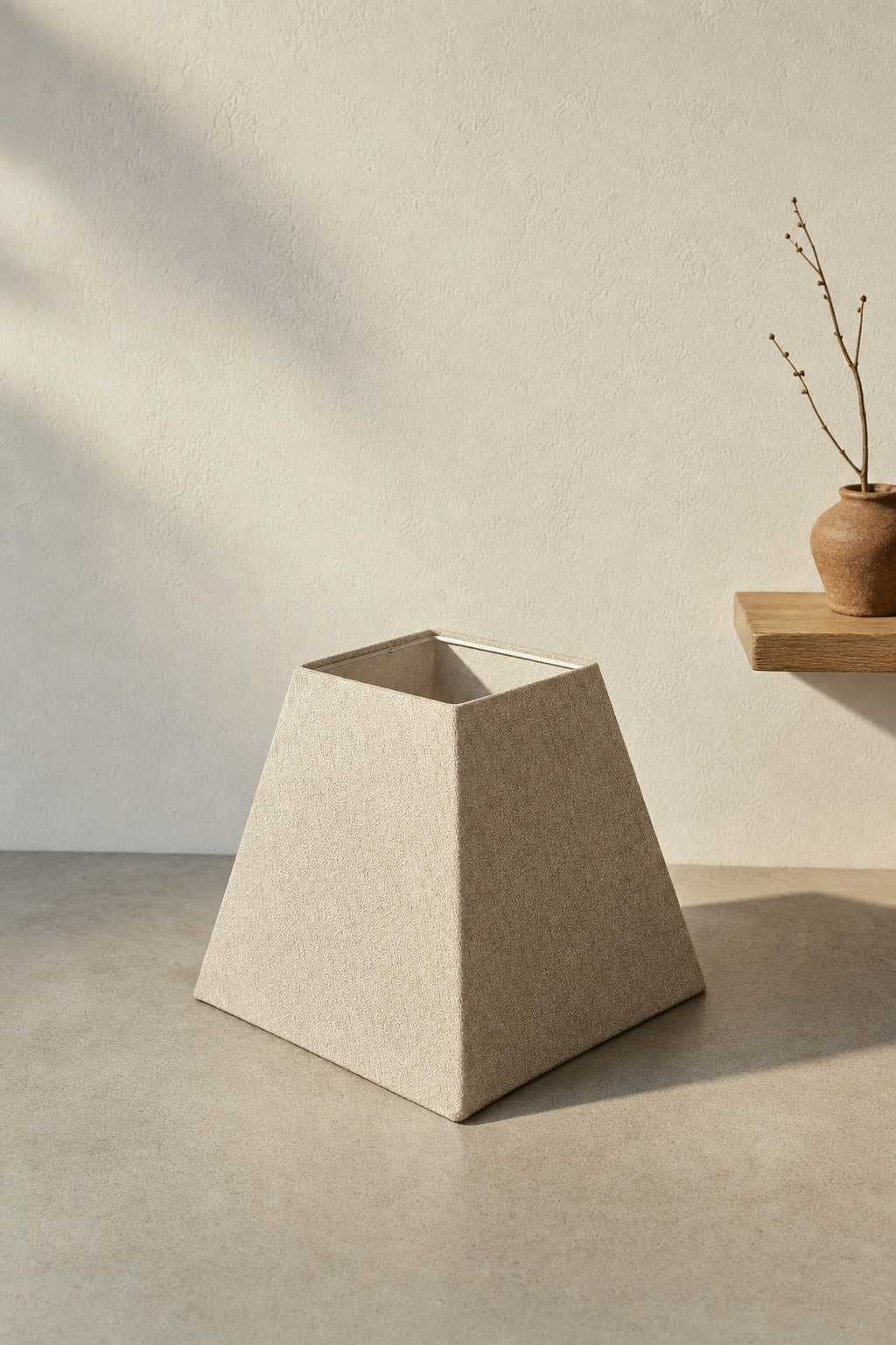 Abat-Jour Lampe de Chevet en Lin Design – Yuna Nova