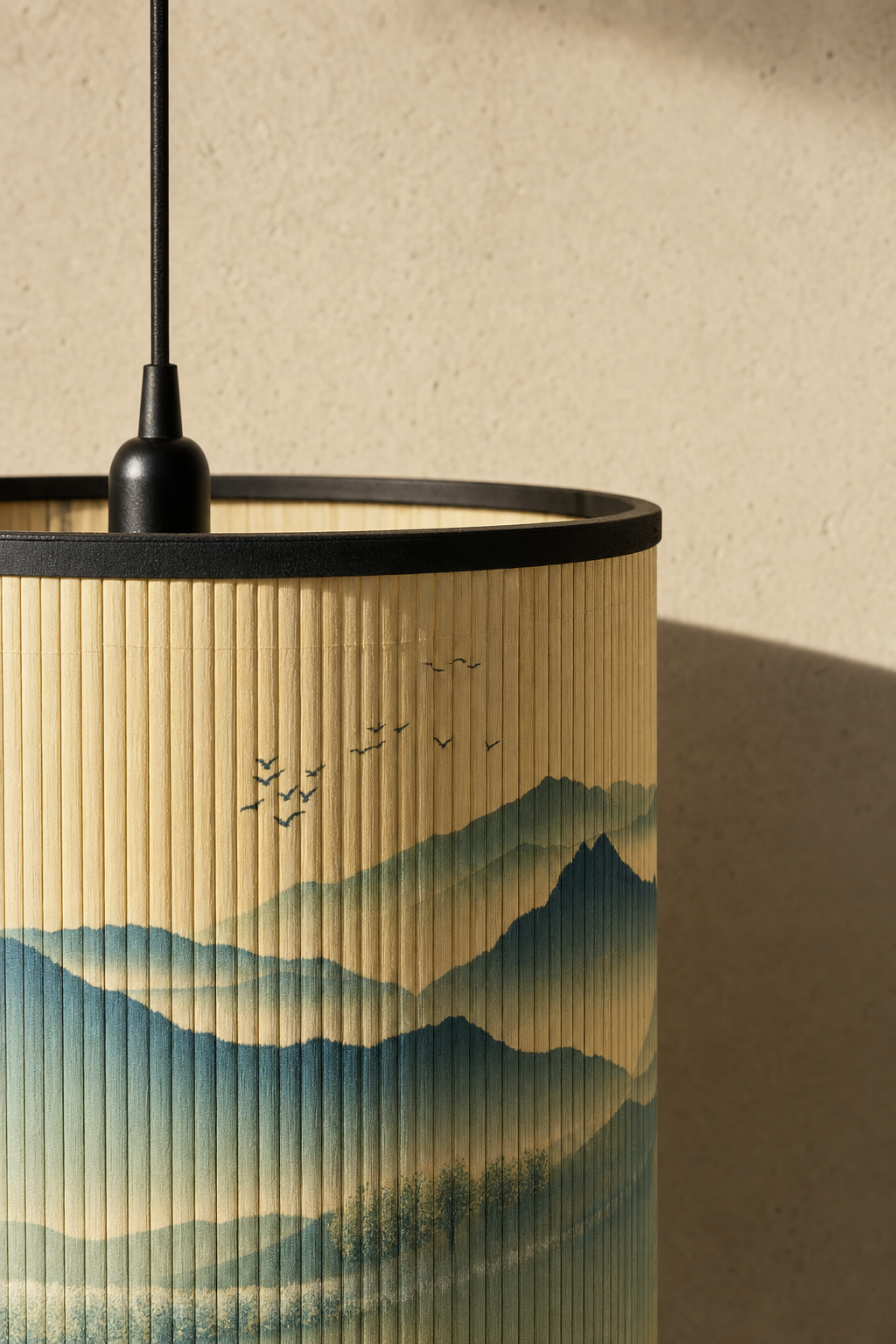 Abat-Jour Tambour en Bambou – Nova Leya