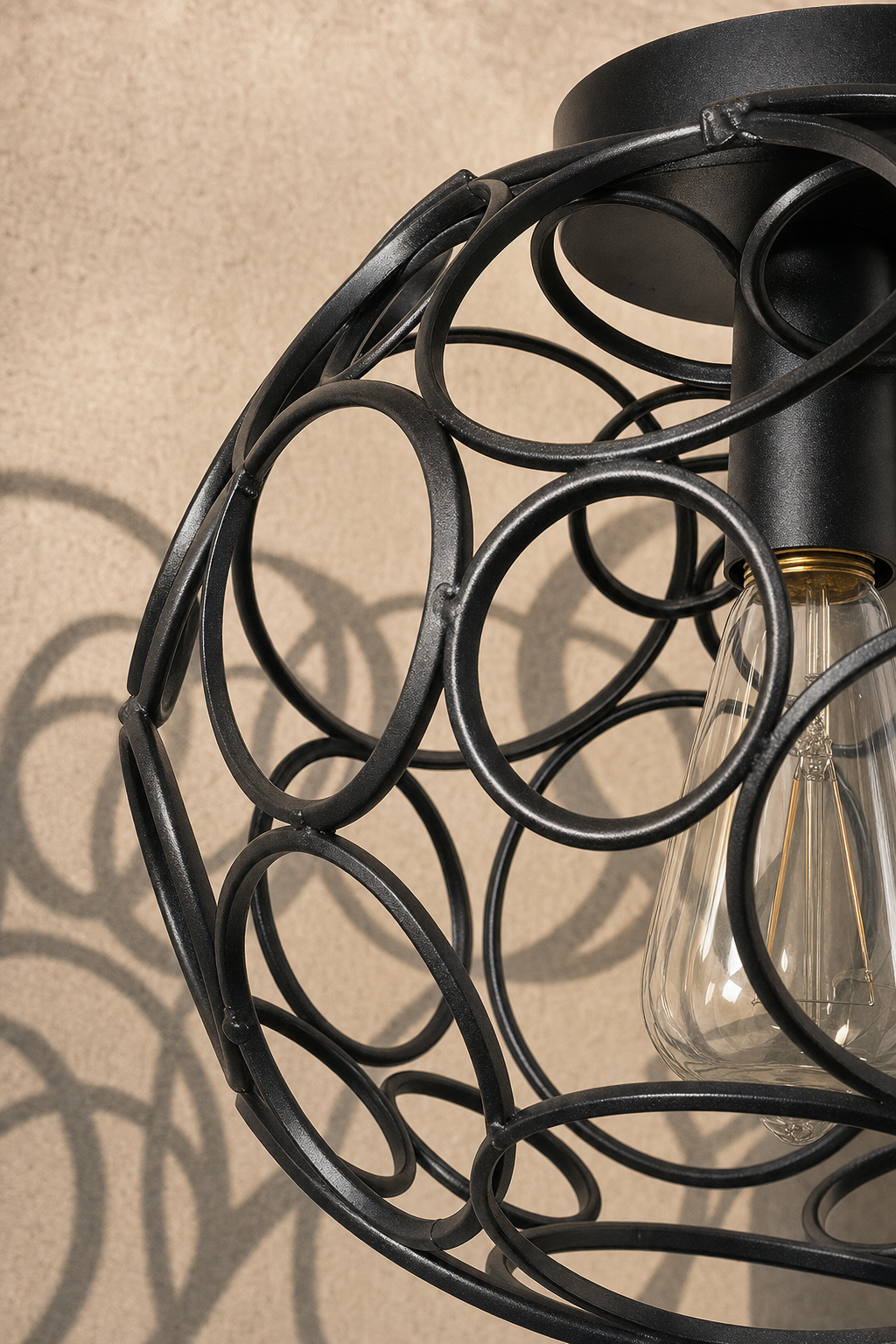 Abat-Jour Suspension en Métal Vintage – Luma Terra