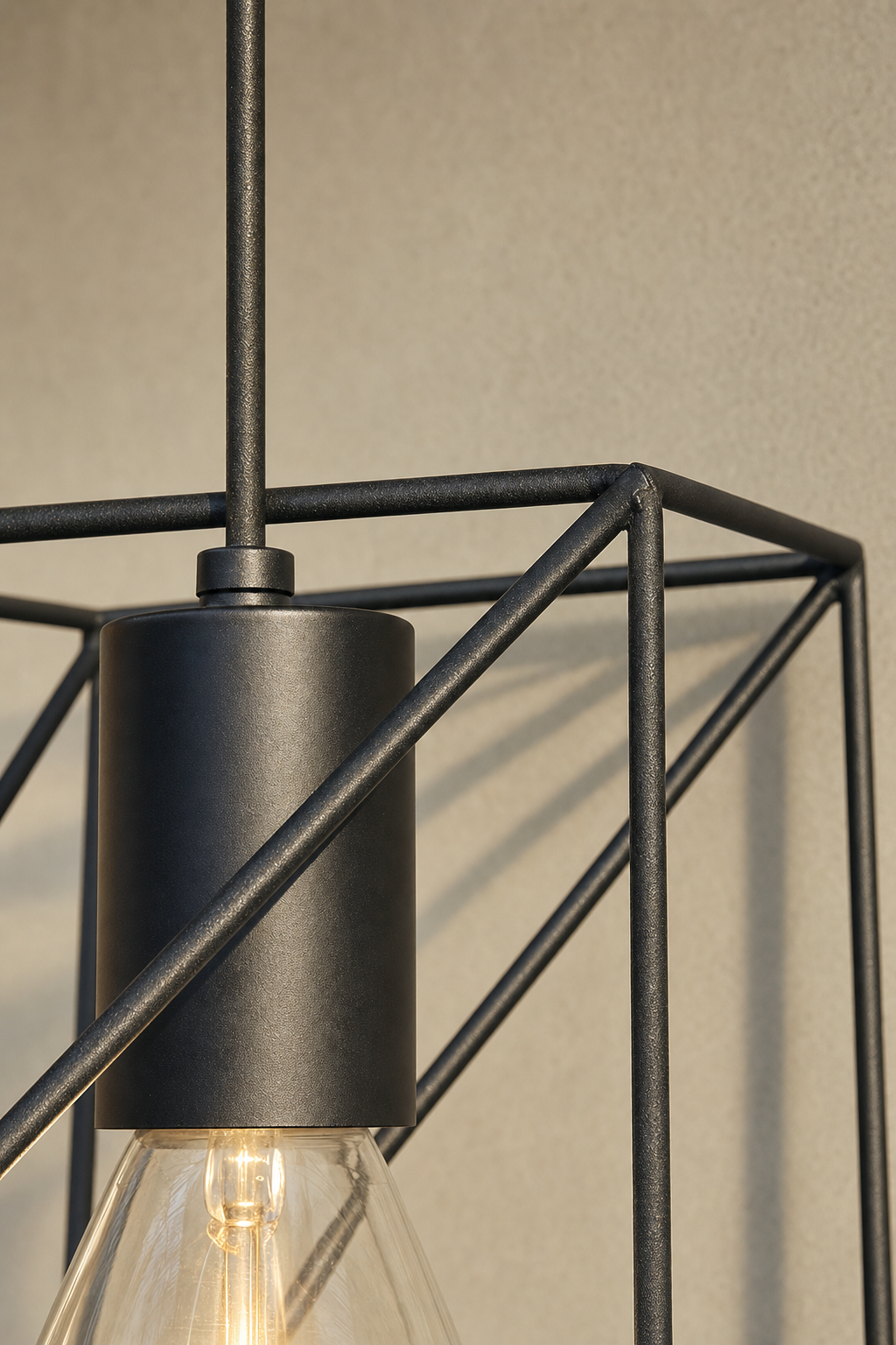 Abat-Jour Suspension en Métal Vintage – Luma Halo