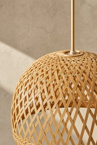 Abat-Jour Suspension en Rotin Design – Alba Aube