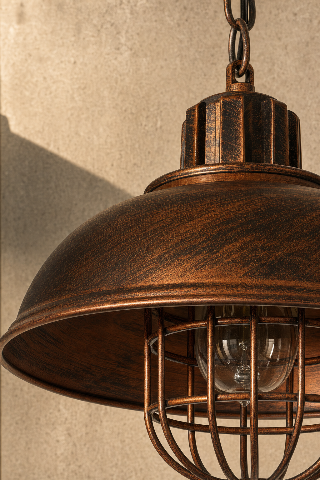 Abat-Jour Suspension en Métal Vintage – Noma Muse