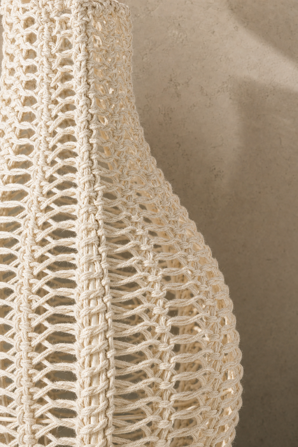Abat-Jour Macramé Suspension Design – Noma Aube