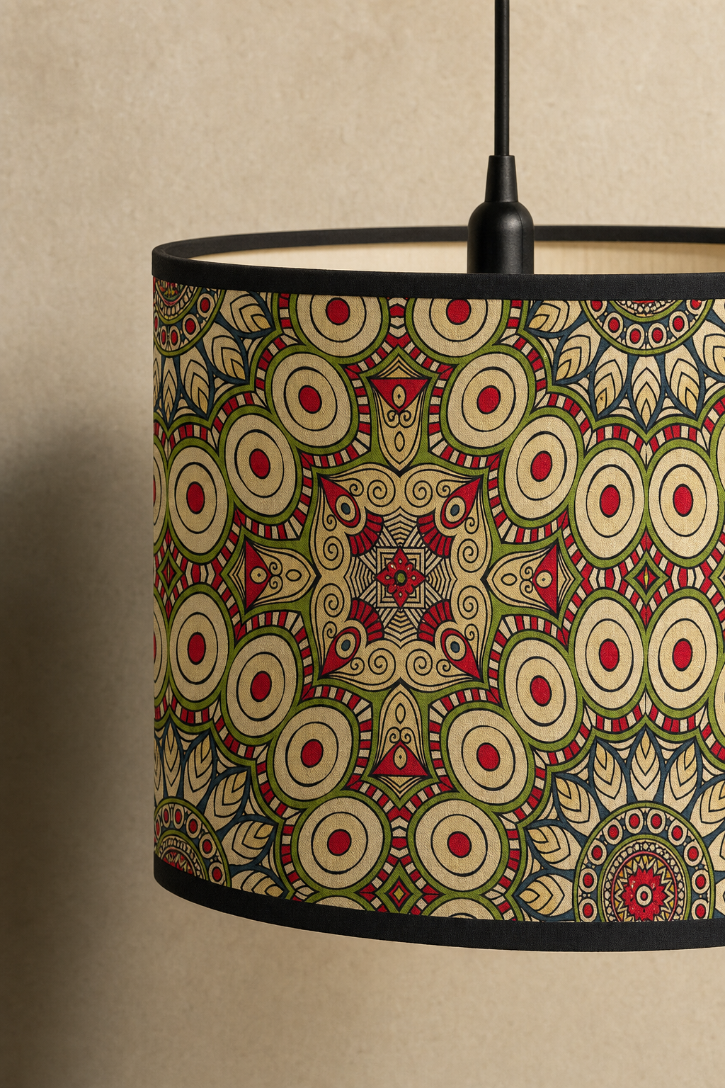 Abat-Jour Tambour en Bambou – Alba Rosa