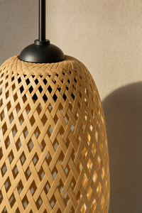 Abat-Jour Suspension en Rotin Design – Alba Terra