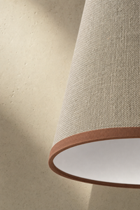 Abat-Jour Lampe de Chevet en Tissu Design Conique – Eira Halo