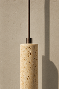 Abat-Jour Suspension en Travertin Wabi-Sabi – Vela Rive