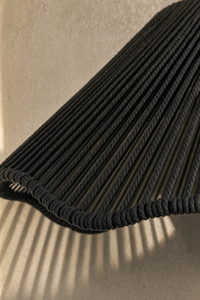Abat-Jour Suspension en Corde Vintage Noir – Nilo Sable
