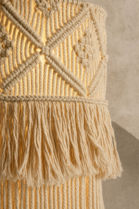 Abat-Jour Suspension en Macramé Bohème – Noma Terra
