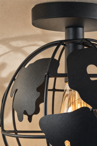 Abat-Jour Suspension en Métal Vintage – Luma Nacre