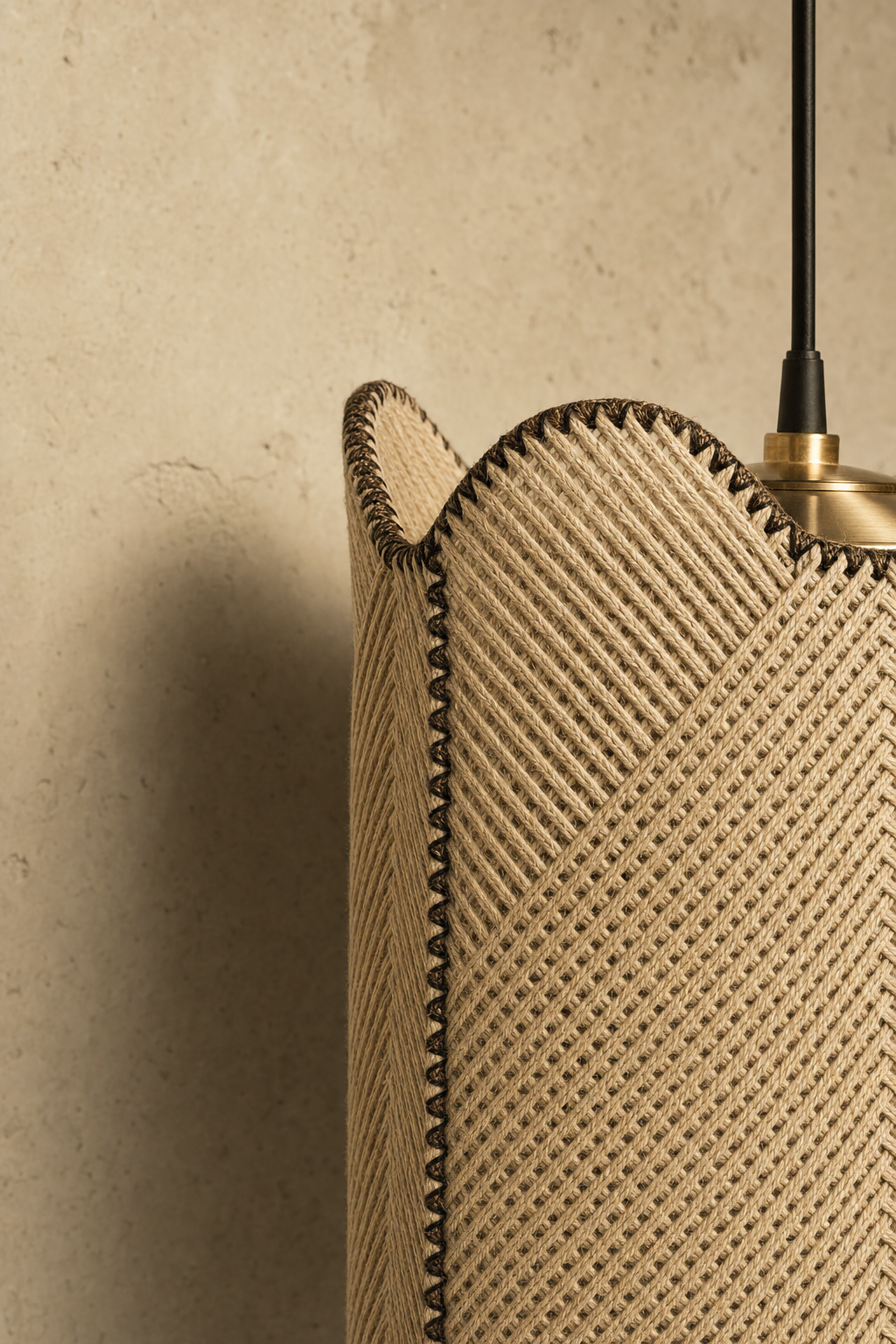 Abat-Jour Suspension en Bois Vintage – Alba Nova