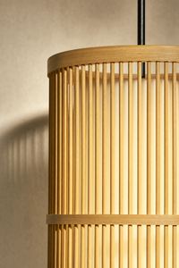 Abat-Jour Suspension en Rotin Design – Alba Lune
