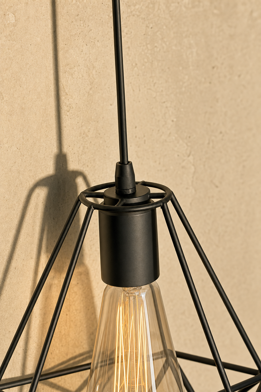 Abat-Jour Suspension en Métal Vintage – Luma Valmie