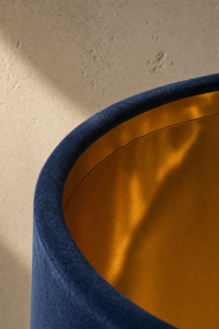 Abat-Jour Lampe de Chevet en Tissu Design Conique – Lena Sable