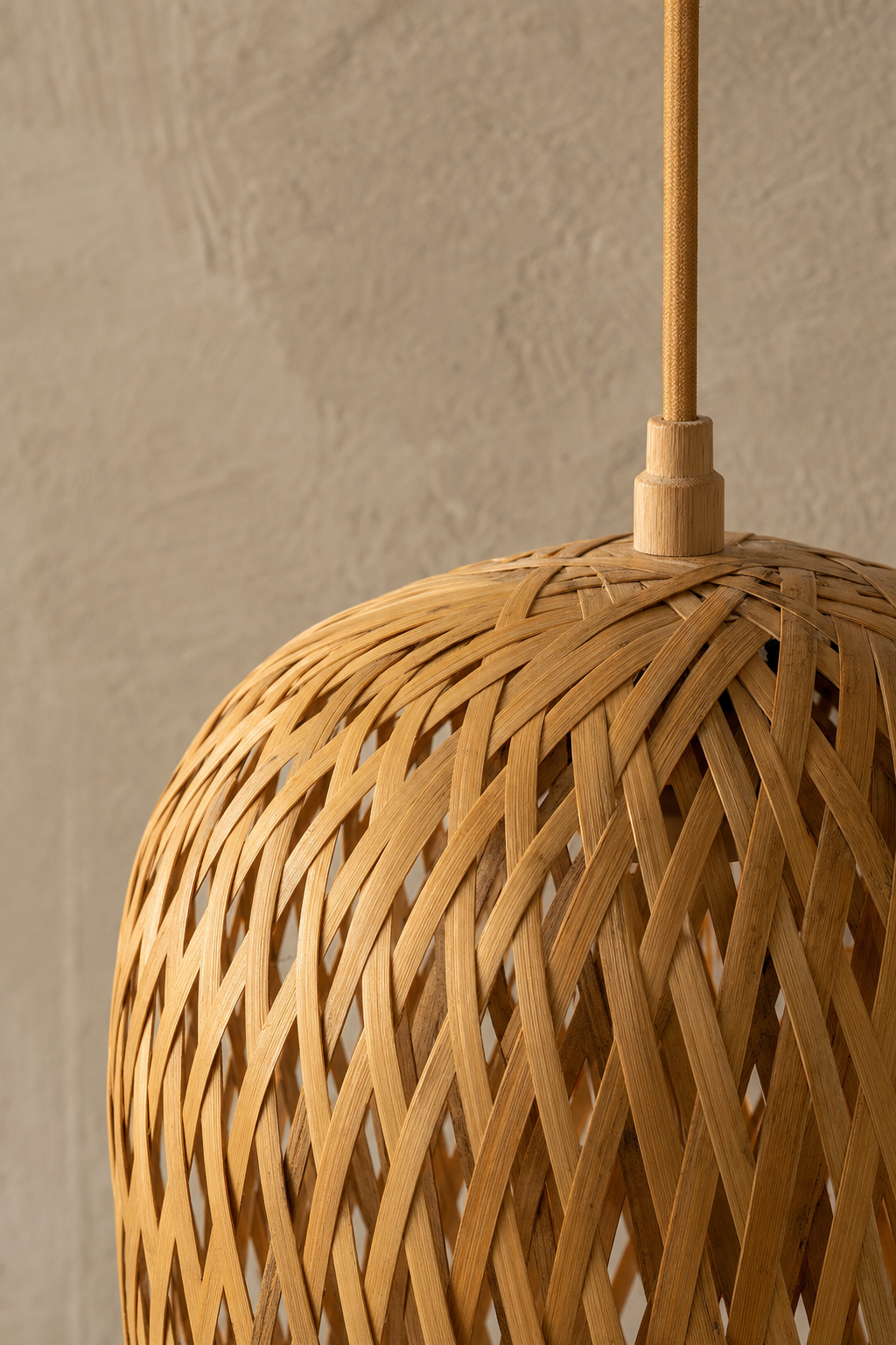 Abat-Jour Suspension en Rotin Design – Neria Nula