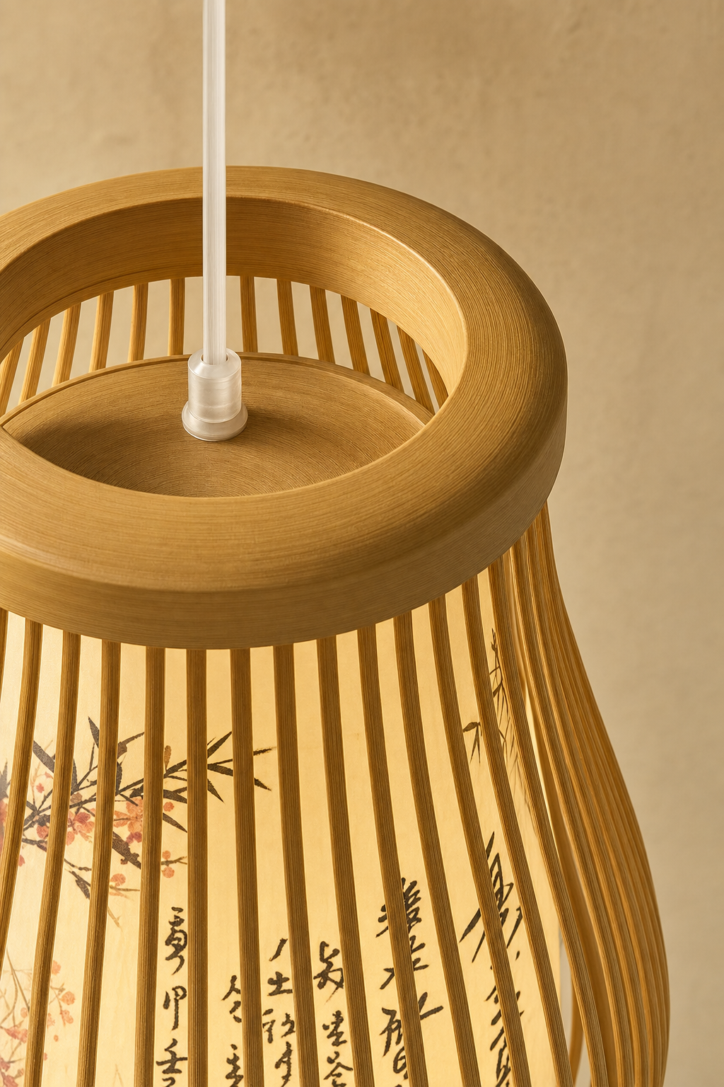 Abat-Jour Suspension en Bambou Japonais – Siena Nova