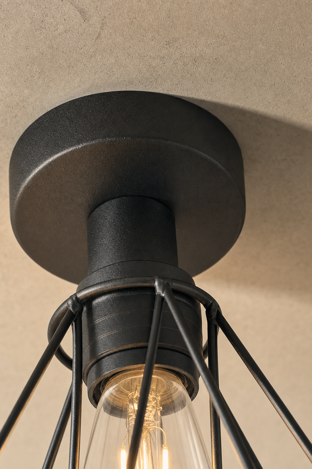 Abat-Jour Suspension en Métal Vintage – Luma Lune