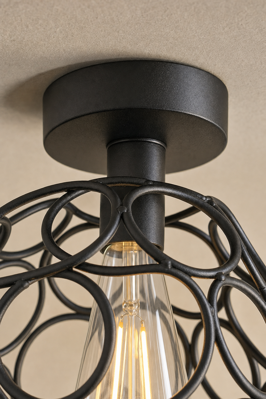 Abat-Jour Suspension en Métal Vintage – Luma Terra