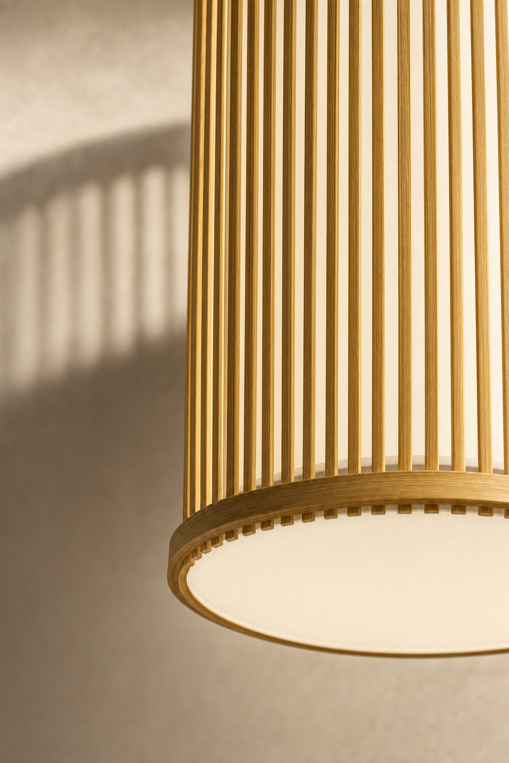 Abat-Jour Suspension en Rotin Design – Alba Lune