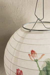 Abat-Jour Suspension en Papier Japonais Rond – Kaia Halo