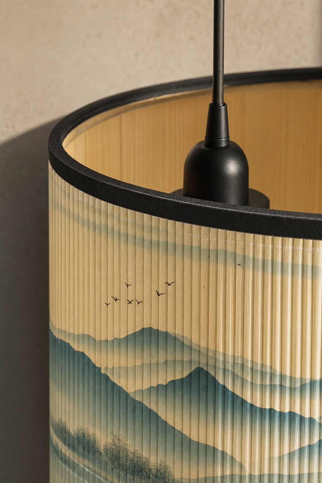 Abat-Jour Tambour en Bambou – Nova Leya