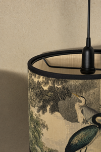 Abat-Jour Tambour en Bambou – Aster Nacre