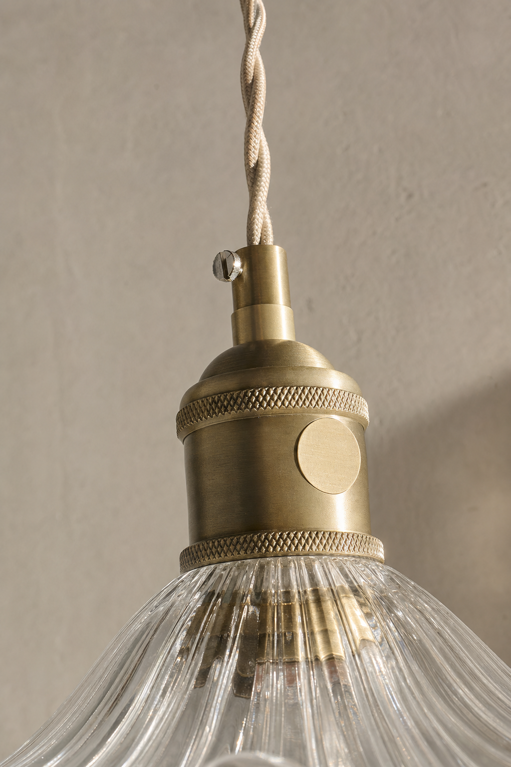 Abat-Jour Suspension en Verre Design Nordique Blanc – Milo Rive