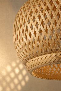 Abat-Jour Suspension en Rotin Design – Alba Aube