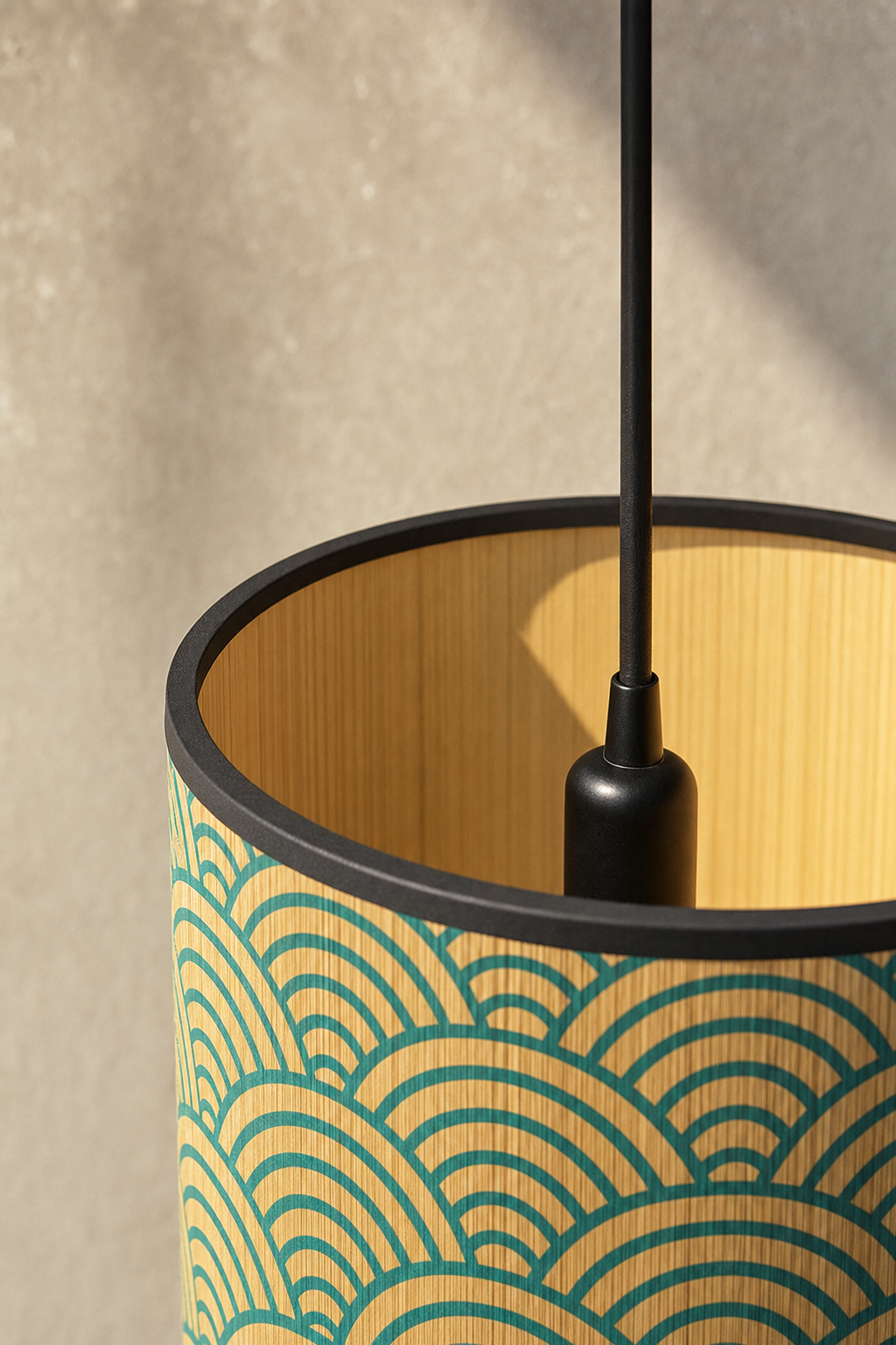 Abat-Jour Tambour en Bambou – Nara Rive